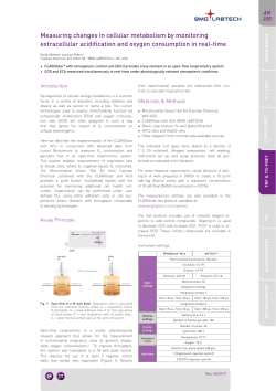 Measuring changes in cellular metabolism by monitoring