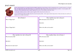 Jenny`s research