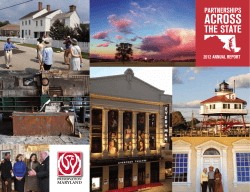2012 - Preservation Maryland