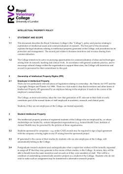 Intellectual Property Policy