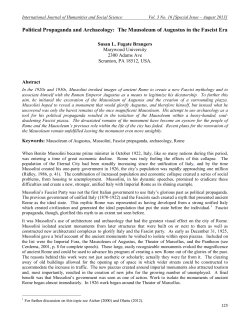 Political Propaganda and Archaeology