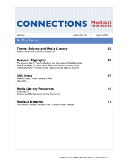 media literacy and science