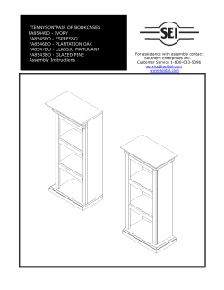 "TENNYSON"PAIR OF BOOKCASES FA8544BO
