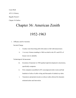 Chapter 36 Outline