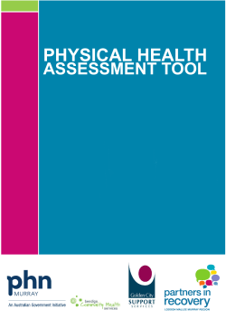 Physical Health Assesment Tool