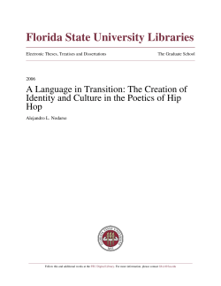 A Language in Transition: The Creation of Identity and