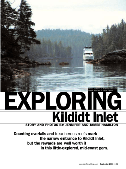 Exploring Kildidt Inlet