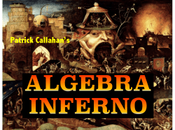 Patrick Callahan`s - The Math Forum @ Drexel