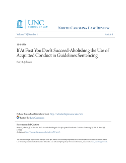 If At First You Don`t Succeed-Abolishing the Use of Acquitted