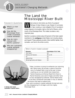 The Land the Mississippi River Built