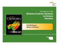 Correlations - Houghton Mifflin Harcourt