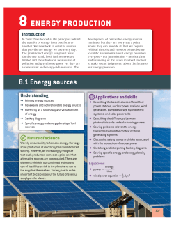 Energy Production