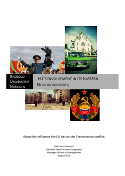 eu`s involvement in its eastern neighbourhood