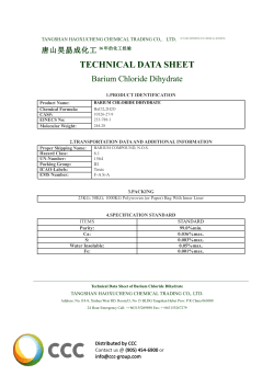 TECHNICAL DATA SHEET