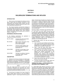 AC 21-99 Aircraft Wiring and Bonding