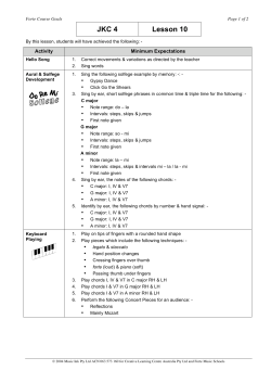 JK4 Lesson 10 Goals - fortetoowong.com.au