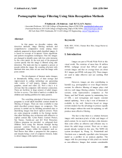 Pornographic Image Filtering Using Skin Recognition Methods