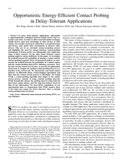 Opportunistic Energy-Efficient Contact Probing in