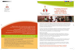 Los Amigos Announces Name Change to Friends of Chimbote