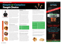 Simple orComplex: Tough Choice