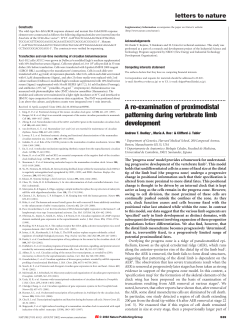 A re-examination of proximodistal patterning during vertebrate limb