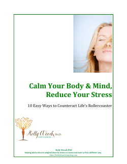 Calm Body Mind - Holly Woods PhD