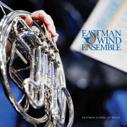Tour Program - Eastman School of Music