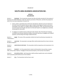 - South Area Business Association Inc.