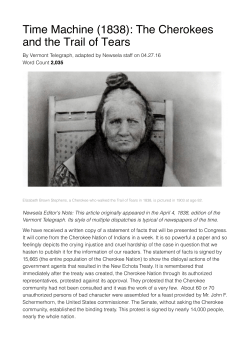 Trail of Tears NewsEla