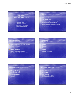 Psychosis - CECentral