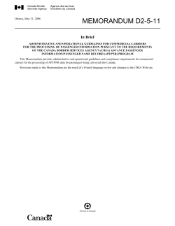 MEMORANDUM D2-5-11