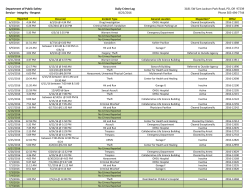 Department of Public Safety Service - Integrity - Respect