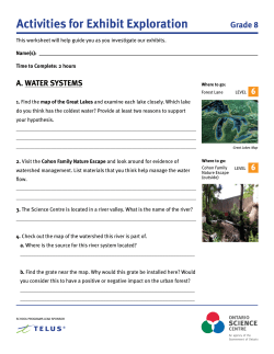 Activities for Exhibit Exploration