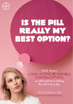 Is the pill really my best option? the brochure