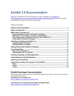 Exhibit 3.0 Documentation