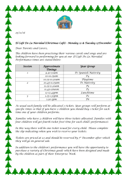 25/11/16 El Caf&eacute; De La Navidad (Christmas Caf&eacute;)