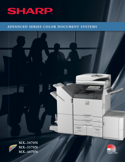 MX-3070N | MX-3570N | MX-4070N Brochure
