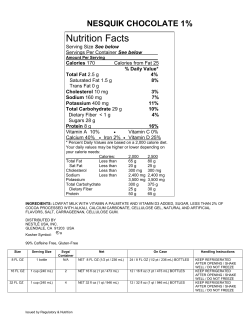 Nutrition Facts