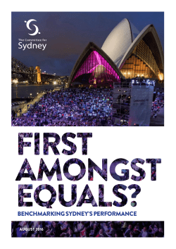 benchmarking sydney`s performance