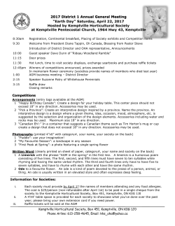 District1 AGM 2017 Agenda - Ontario Horticultural Association