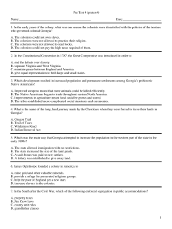 Pre Test 4 (pretest4) - Thomas County Schools