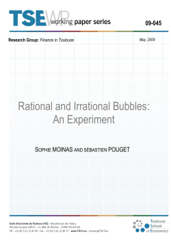 Rational and Irrational Bubbles: An Experiment