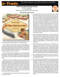 Train Collectors Association (TCA) e-Train