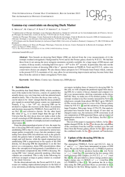 Gamma-ray constraints on decaying Dark Matter
