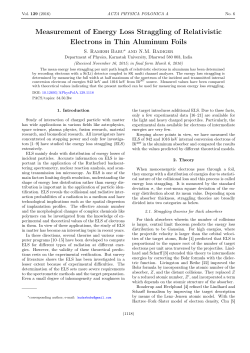 Measurement of Energy Loss Straggling of Relativistic Electrons in