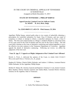 STATE OF TENNESSEE v. PHILLIP SERPAS