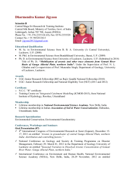 Dharmendra Kumar Jigyasu - Central Muga Eri Research and