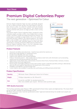 Premium Digital Carbonless Paper