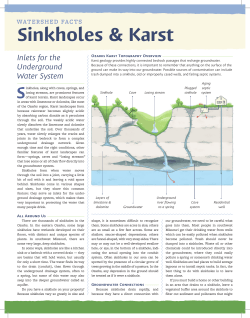 Sinkholes - Watershed Committee of the Ozarks