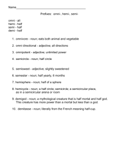 Lesson 20 Omi demi semi